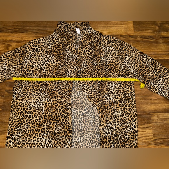 Forever 21 Plus Size Leopard Print Kimono 2XL NWOT - Picture 13 of 13